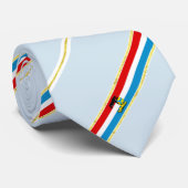 vlag van Khabarovsk strepen Stropdas (Opgerold)