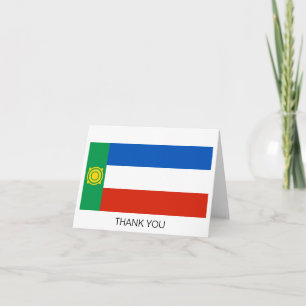 Vlag van Khakassië Bedankkaart