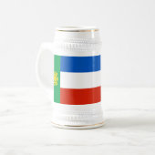 Vlag van Khakassië Bierpul (Voorkant links)