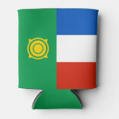 Vlag van Khakassië Blikjeskoeler (Voorkant)