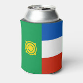 Vlag van Khakassië Blikjeskoeler (Blikje Achterkant)