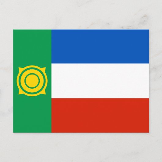 Vlag van Khakassië Briefkaart (Voorkant)