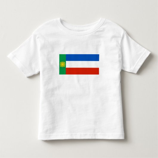 Vlag van Khakassië Kinder Shirts (Voorkant)