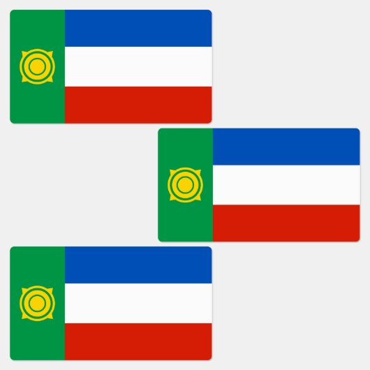 Vlag van Khakassië Labels (Groep)