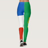 Vlag van Khakassië Leggings (Achterkant)