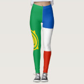 Vlag van Khakassië Leggings (Voorkant)