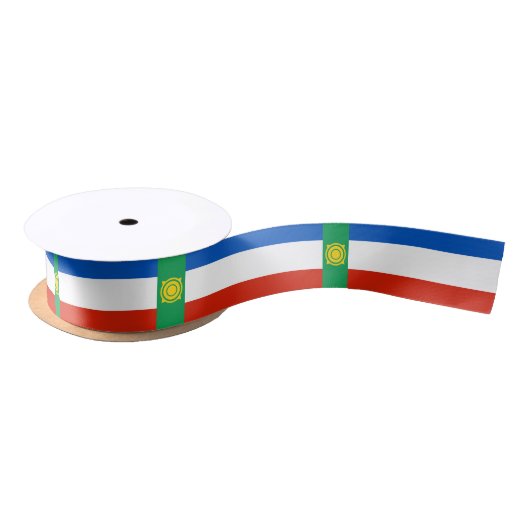 Vlag van Khakassië Satijnen Lint (Spoel)
