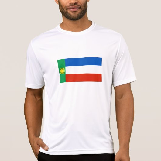 Vlag van Khakassië T-shirt (Voorkant)