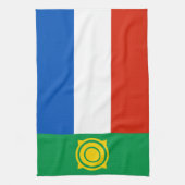 Vlag van Khakassië Theedoek (Verticaal)