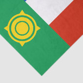 Vlag van Khakassië Tissuepapier (Detail)