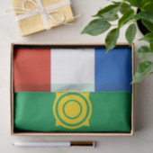 Vlag van Khakassië Tissuepapier (Geschenk)