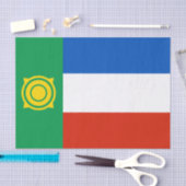 Vlag van Khakassië Tissuepapier (Craft)