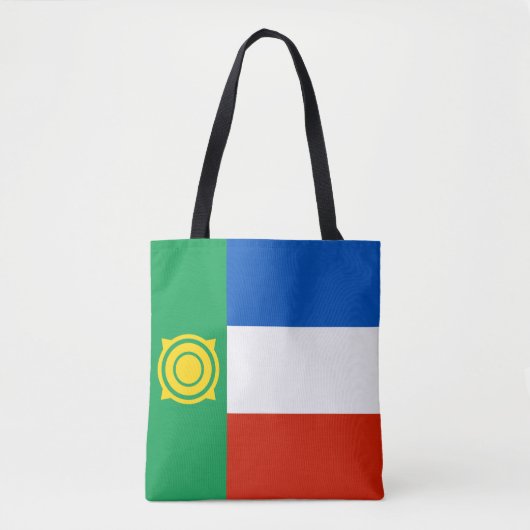 Vlag van Khakassië Tote Bag (Voorkant)