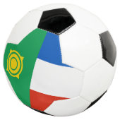 Vlag van Khakassië Voetbal (Drie kwart)