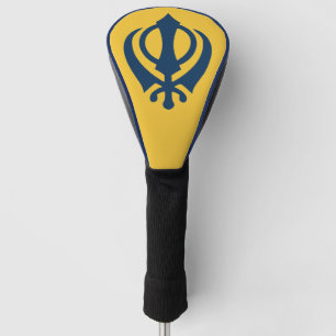 vlag van Khalistan (voorgesteld) Golfheadcover