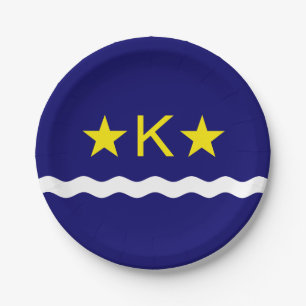 Vlag van Kinshasa, Borden van Congo Paper Papieren Bordje