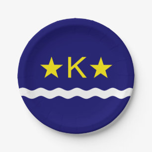 Vlag van Kinshasa, Borden van Congo Paper Papieren Bordje