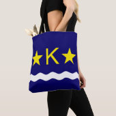 Vlag van Kinshasa, Congo-Canvas tas (Dichtbij)