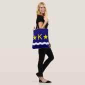 Vlag van Kinshasa, Congo-Canvas tas (Op model)