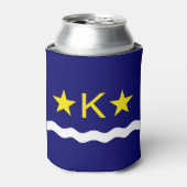 Vlag van Kinshasa, Congo-Koelbox Blikjeskoeler (Blikje Voorkant)