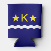 Vlag van Kinshasa, Congo-Koelbox Blikjeskoeler (Voorkant)