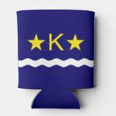 Vlag van Kinshasa, Congo-Koelbox Blikjeskoeler (Achterkant)