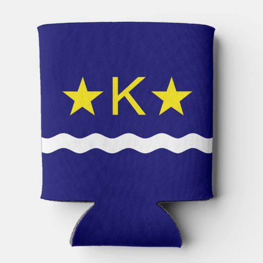 Vlag van Kinshasa, Congo-Koelbox Blikjeskoeler (Achterkant)