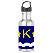 Vlag van Kinshasa, Congo-waterfles Waterfles (Voorkant)