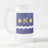 Vlag van Kinshasa, Kongo Bevroren Mok van glasbier (Links)