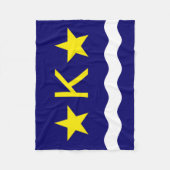 Vlag van Kinshasa, Kongo Fleece Blanket (Voorkant)
