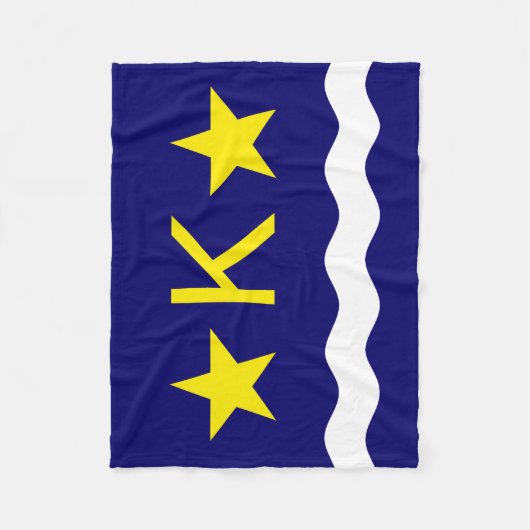 Vlag van Kinshasa, Kongo Fleece Blanket (Voorkant)