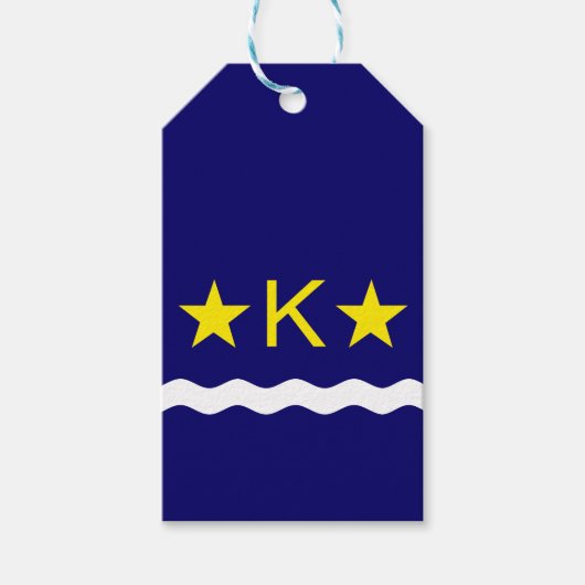 Vlag van Kinshasa, Kongo Gift Labels Cadeaulabel (Voorkant)