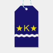 Vlag van Kinshasa, Kongo Gift Labels Cadeaulabel (Achterkant)