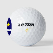 Vlag van Kinshasa, Kongo Golf Balls Golfballen (Logo)