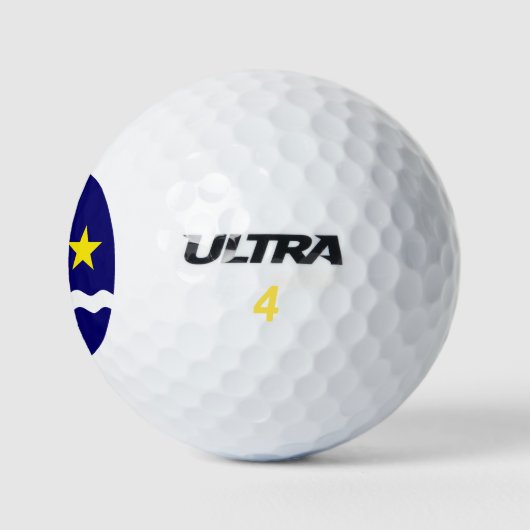 Vlag van Kinshasa, Kongo Golf Balls Golfballen (Logo)