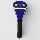Vlag van Kinshasa, Kongo Golf Head Hoesje Golfheadcover (Voorkant)