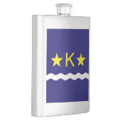 Vlag van Kinshasa, Kongo Hip Flask Flacon (Rechts)