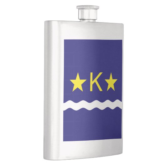 Vlag van Kinshasa, Kongo Hip Flask Flacon (Rechts)