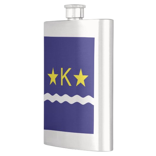 Vlag van Kinshasa, Kongo Hip Flask Flacon (Links)