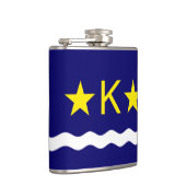 Vlag van Kinshasa, Kongo Hip Flask Heupfles (Rechts)