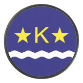 Vlag van Kinshasa, Kongo Hockey Puck (Voorkant)