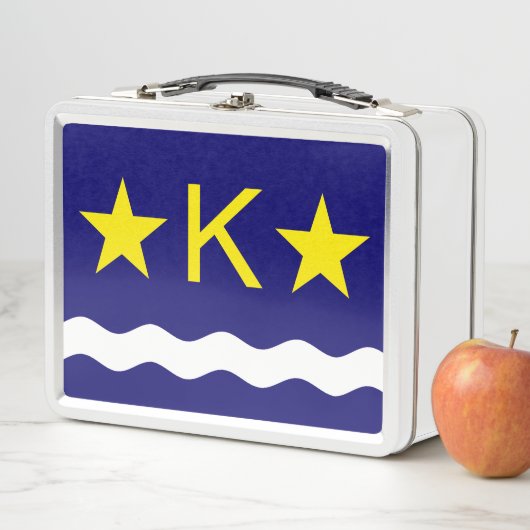 Vlag van Kinshasa, Kongo Metal Lunch Box (In situ)