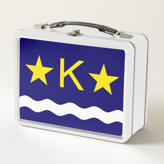 Vlag van Kinshasa, Kongo Metal Lunch Box (Voorkant)