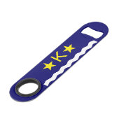 Vlag van Kinshasa, Kongo Speed Bottle Opener Flessenopener (Voorkant Gekanteld)