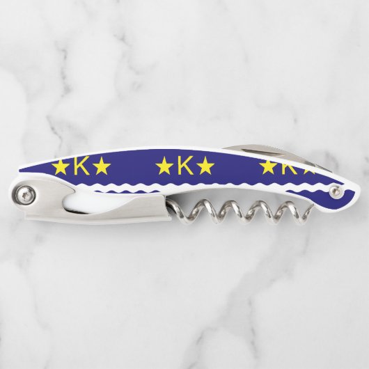 Vlag van Kinshasa, Kongo Waiter's Corkschroef Kurkentrekker (Voorkant)