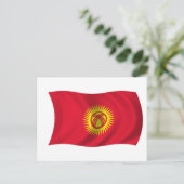 Vlag van Kirgizië Briefkaart (Staand voorkant)