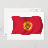 Vlag van Kirgizië Briefkaart (Voorkant / Achterkant)