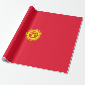 Vlag van Kirgizië Cadeaupapier (Uitgerold)