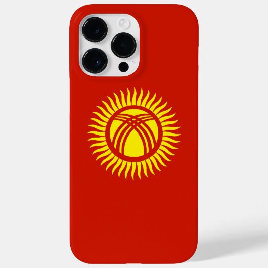 Vlag van Kirgizië Case-Mate iPhone Case (Achterkant)
