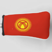 Vlag van Kirgizië Golfheadcover (Voorkant)
